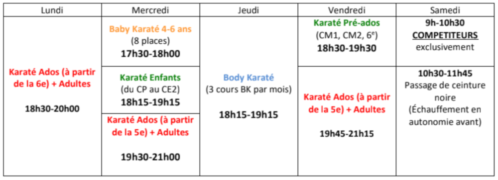 tableau-horaires-Jyu-Karate-Club